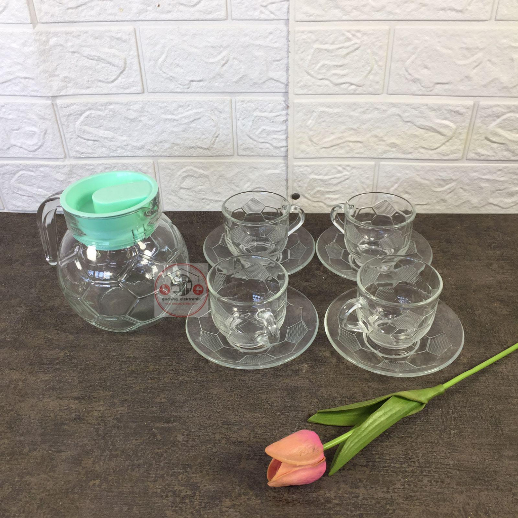 Teko Set Tea Set Kimglass Valencia TPLS 814/9-3GB