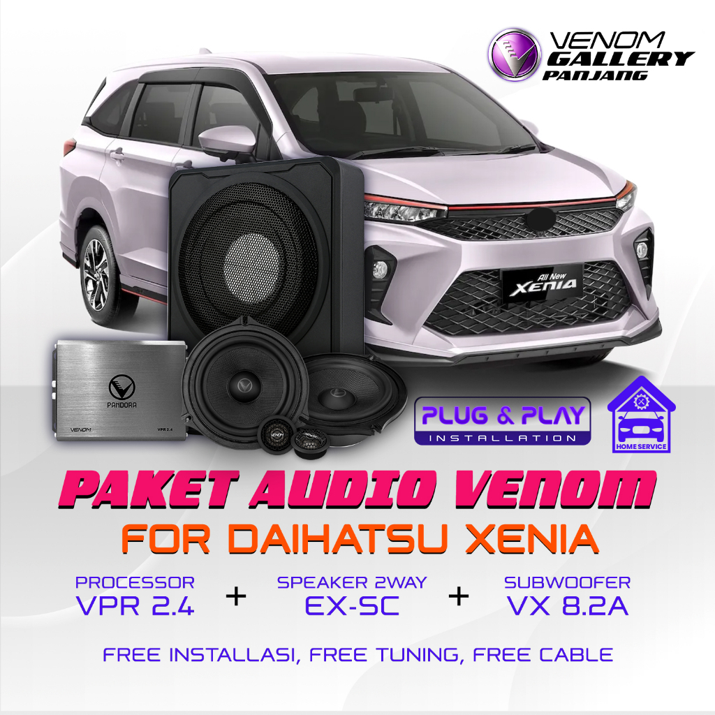 PAKET AUDIO VENOM EXPRESS DAIHATSU XENIA - PAKET AUDIO MOBIL XENIA
