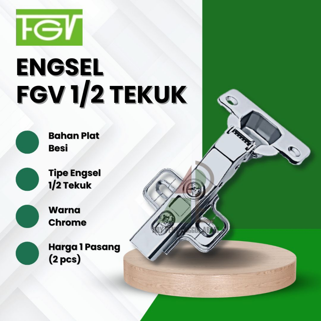 Engsel Sendok FGV Diameter 4 cm