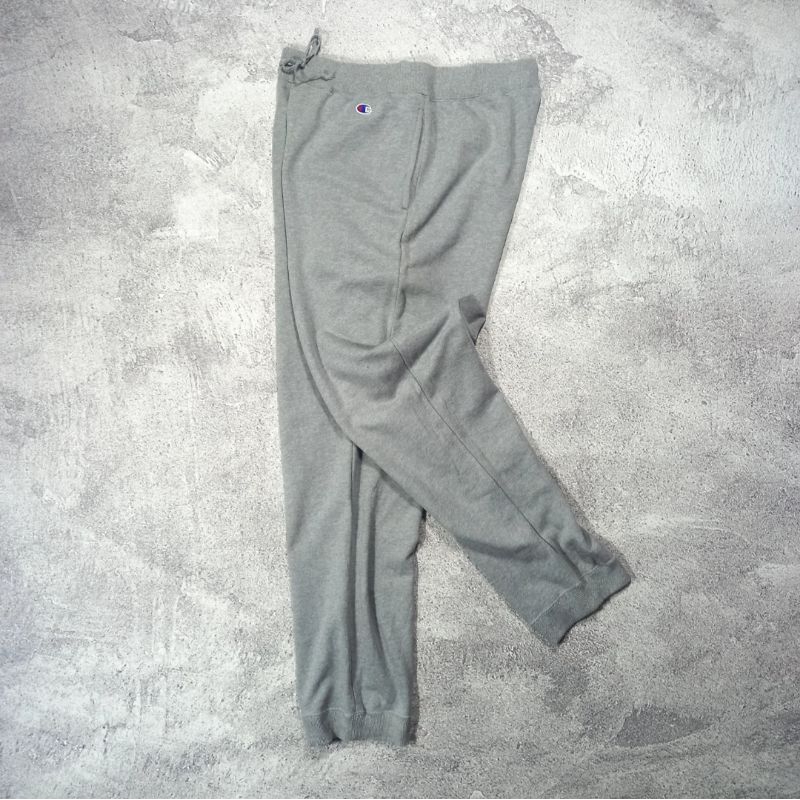 Champion Grey Sweat Jogger Pants || Celana Jogger Champion