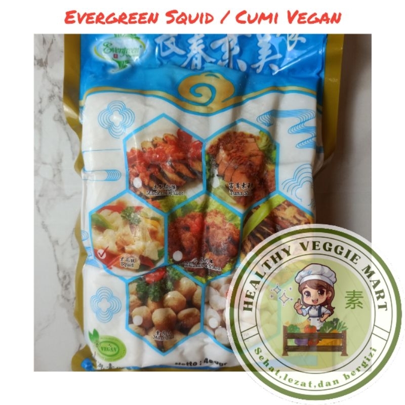 

Evergreen Tian En Xiang Squid Cumi Vegetarian Vegan