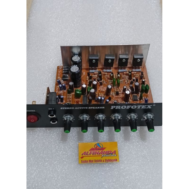 KIT STEREO AKTIF SPEAKER  PROFOTEX  SUBWOFER + ECHO