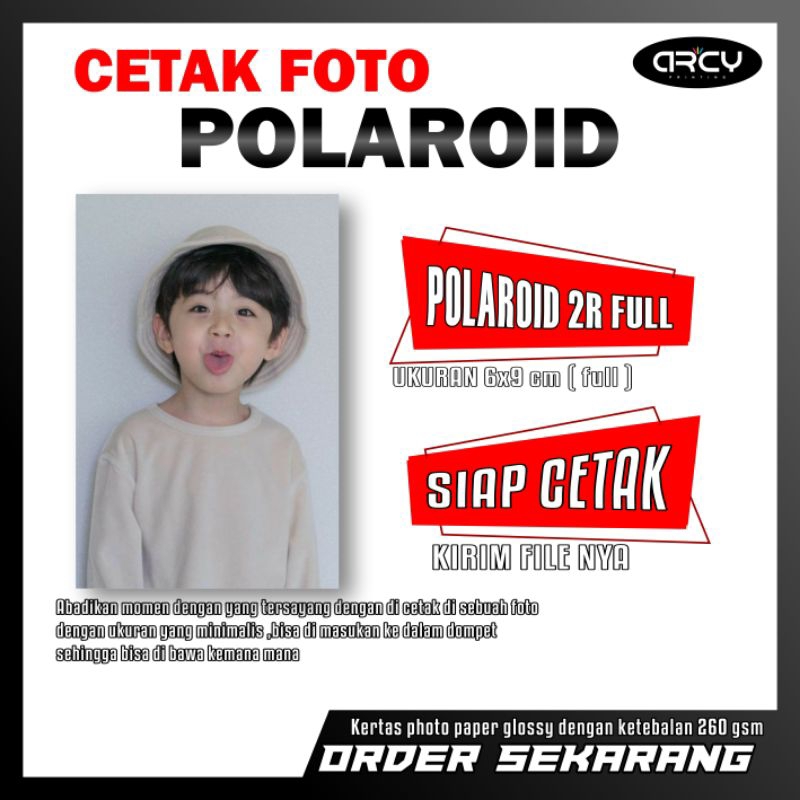 

[ 25 pcs ] FOTO POLAROID FULL CETAK TANPA SISI