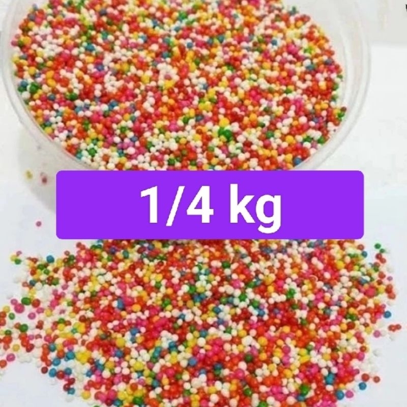 

ELMER SUGAR SPRINKLE TRIMIT 250gr/SPRINKLE TRIMIT 1/4kg / SPRINGKLE / SPIKEL 1/4kg FRESH PRODUCT TRIMIT / SPRINGKLE / SPIKELE 250gr /GULA BUTIRAN KECIL KECIL WARNA WARNI BUAT HIASAN ATAS KUE FRESH PRODUCT