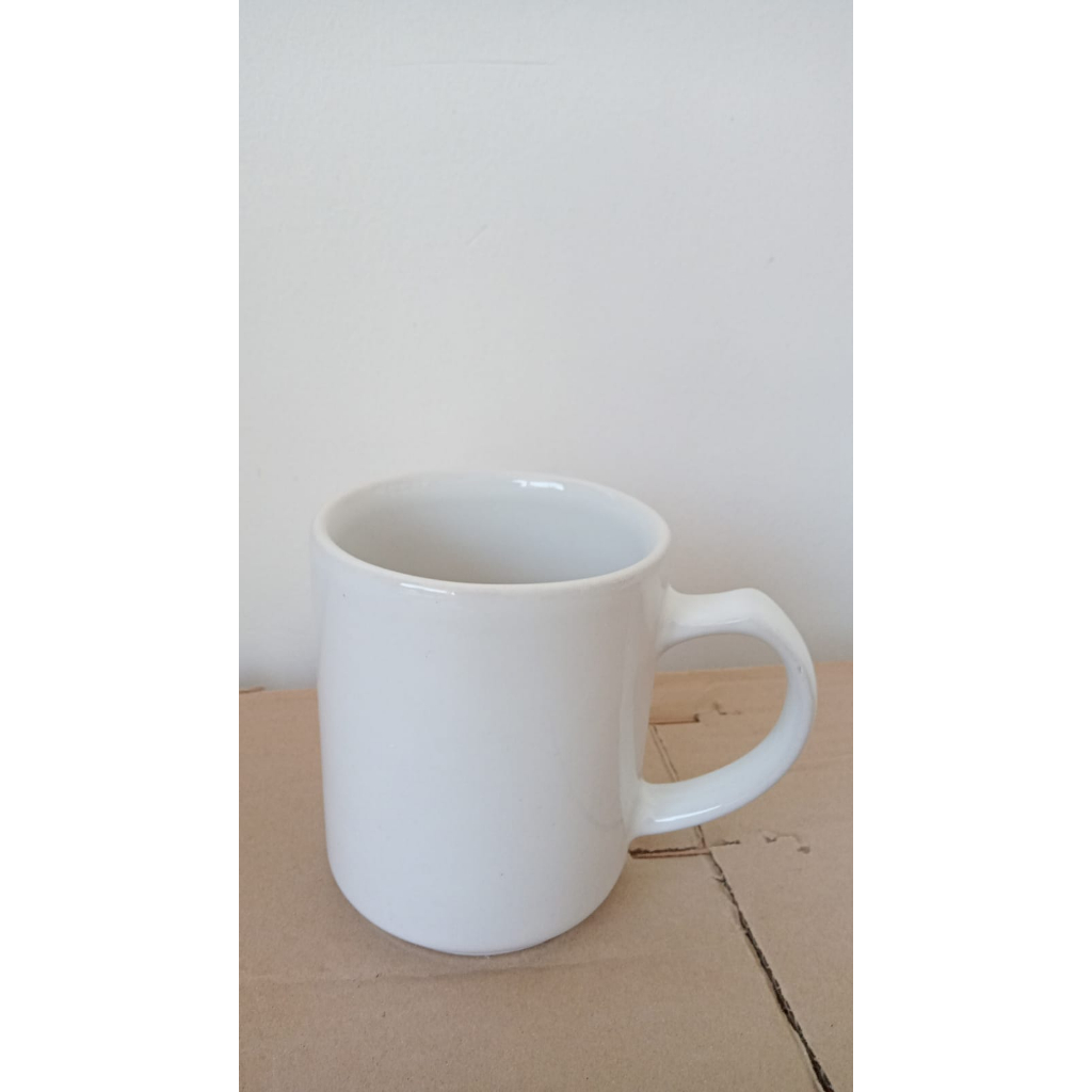 MUG CULA POLOS / SABLON FREE DESAIN NON BOX