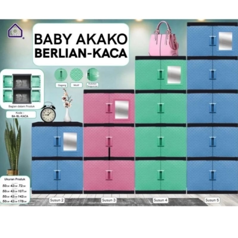 lemari plastik akako