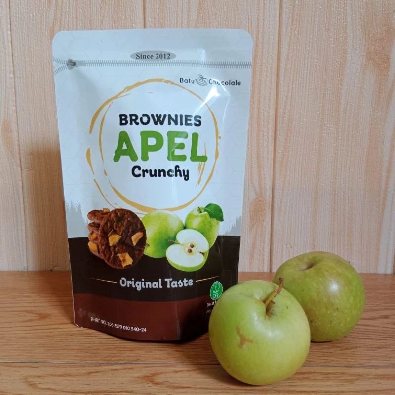 

Viksnack_brownies apel Crunchy panggang/oleh_oleh khas malang