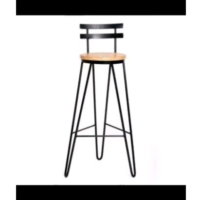 Kursi Bar Kayu Mahoni Tinggi 70