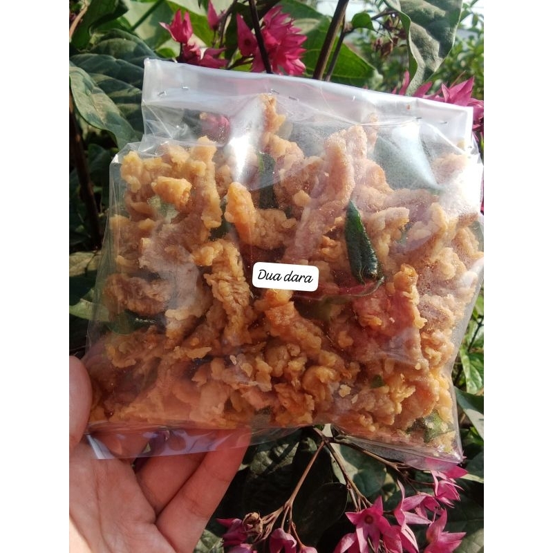 

usus krispi usus kriuk ISI 250gr pedas daun jeruk