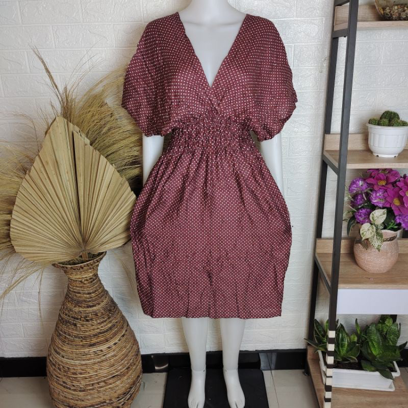 (LD 140)Daster Bali Kupu Super Jumbo/Daster Bali Tasya/Dress Buterfly Big Size