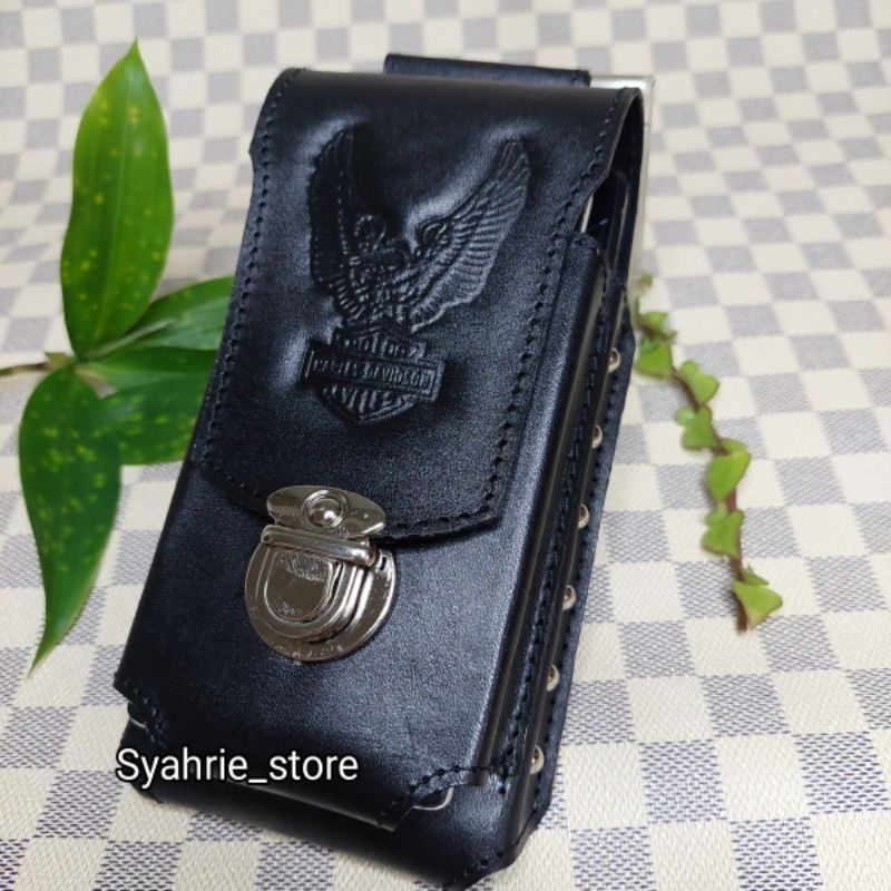 sarung hp dompet hp kulit asli 7 inch