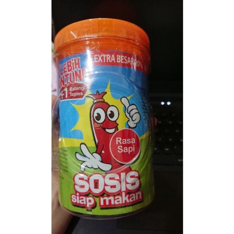 

Sosis So nice kemasan toples isi 24 pcs bonus 1 pcs rasa sapi