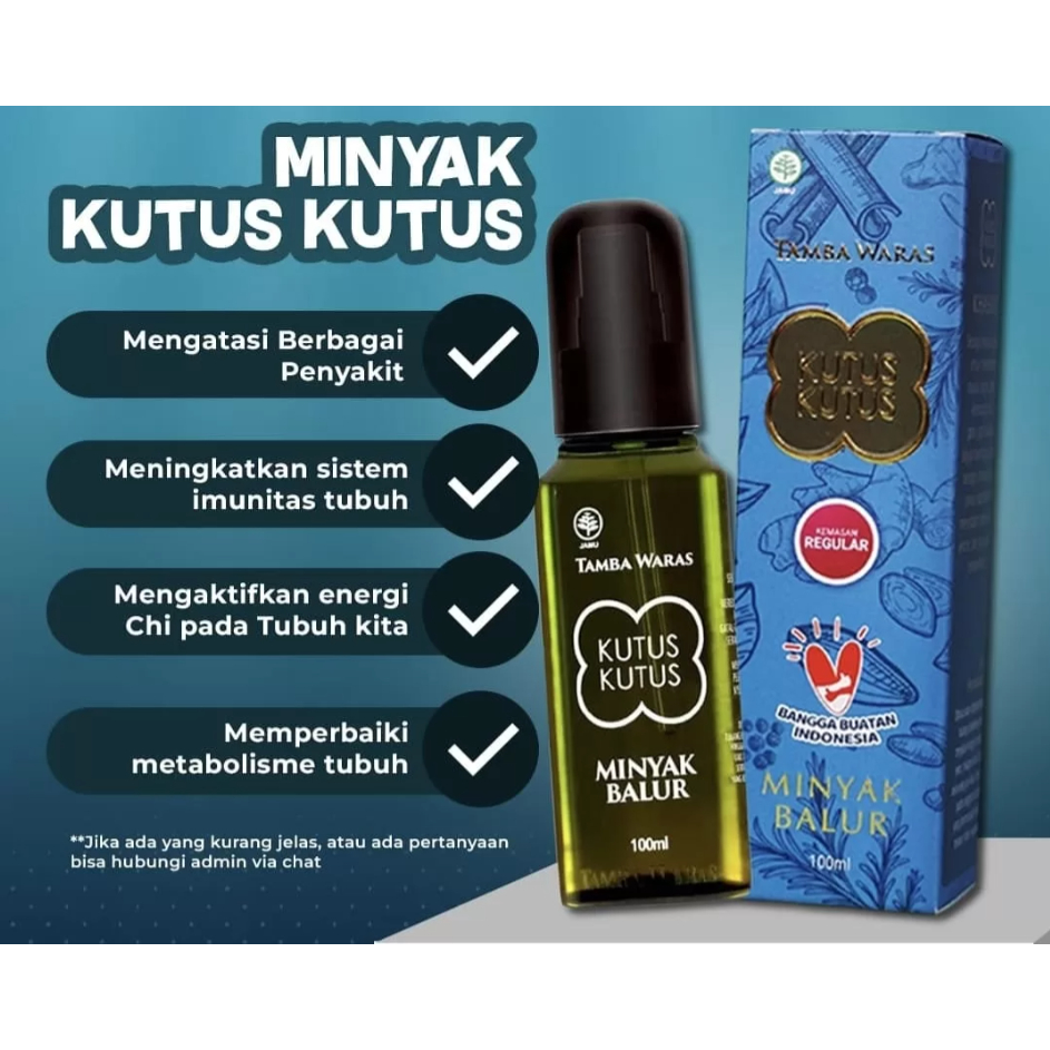 MINYAK KUTUS-KUTUS 100 ML / Minyak Balur bayi anak dewasa - sayangbundapku