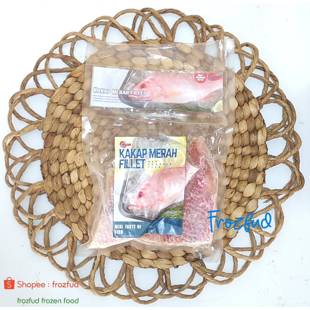 

[KHUSUS SAME-DAY] Fillet Ikan Kakap Merah 300gr
