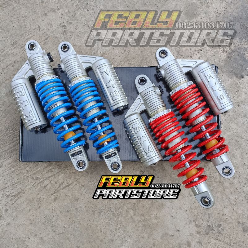 SHOCK SKOK SHOK BELAKANG KYE MODEL KYB 320MM SHOCKBREAKER TABUNG KYE COPY KYB DOUBLE CLICK REBOUND 3