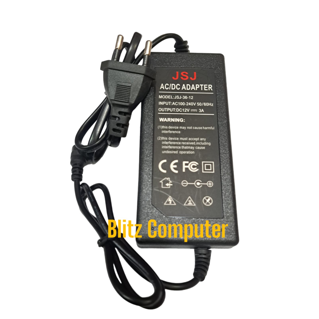 Adaptor Charger LED LCD Monitor AOC E1659Fwu E2043FK E2043FK-DT 12V 3A