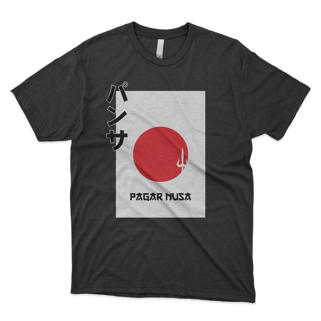 KAOS PAGAR NUSA JAPAN STYLE NEW DESIGN LIMITED EDITION