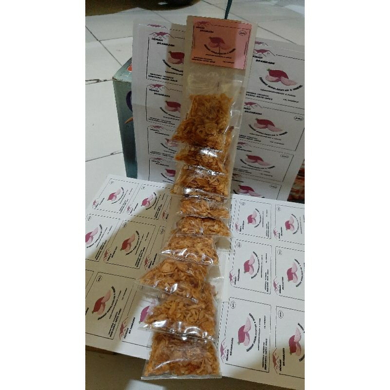 

bawang goreng renceng kecil