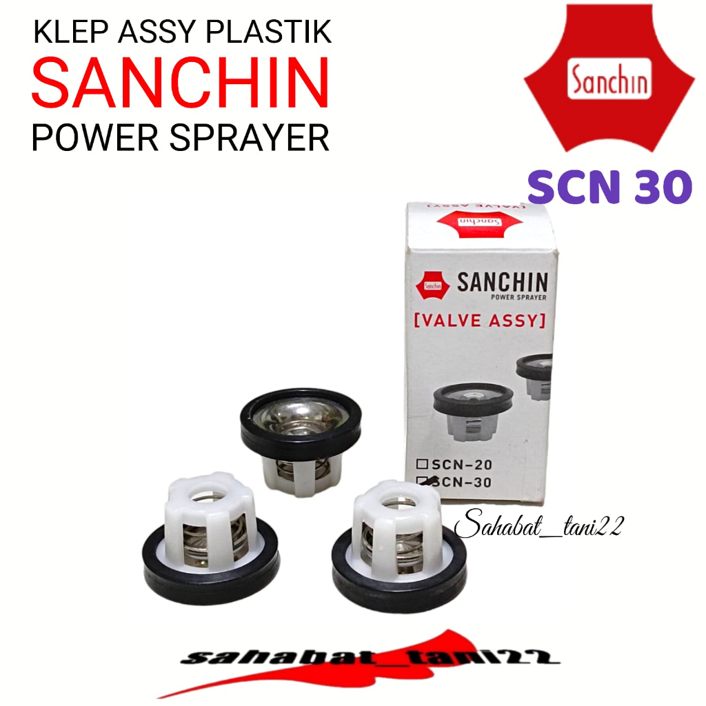Klep steam SCN30 PLASTIK valve assy klep mesin sprayer sanchin SCN 30 model PLASTIK valve power spra