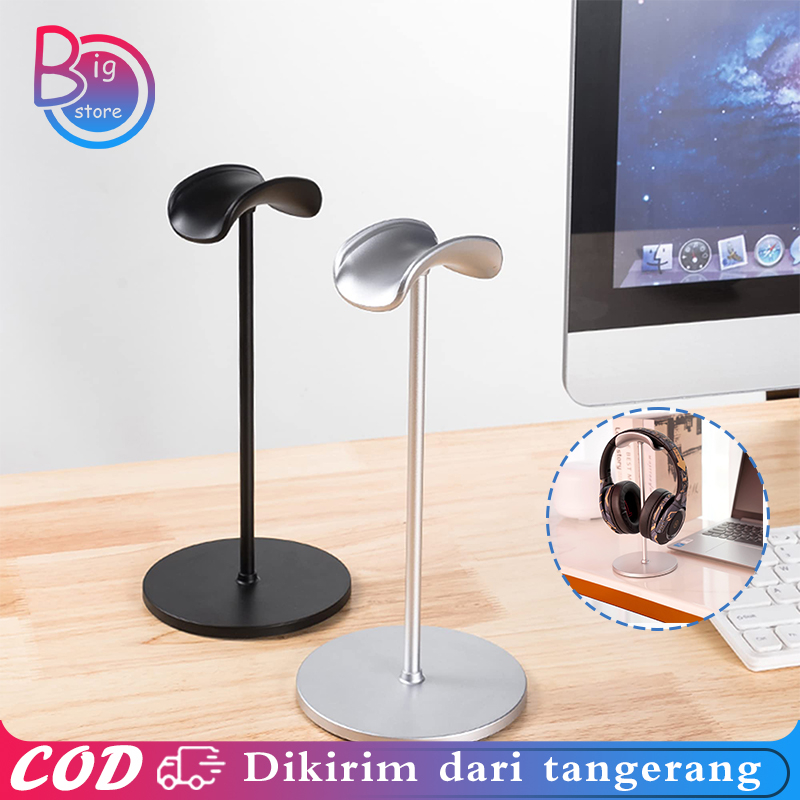 Headphone Stand Headphone Stand Holder Aluminium Stand Holder Headphone Universal Gantungan Headphon