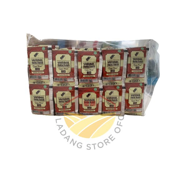 

Sambal Naknan Isi 50 Sachet / Pack BEST SELLER! Travel Friendly