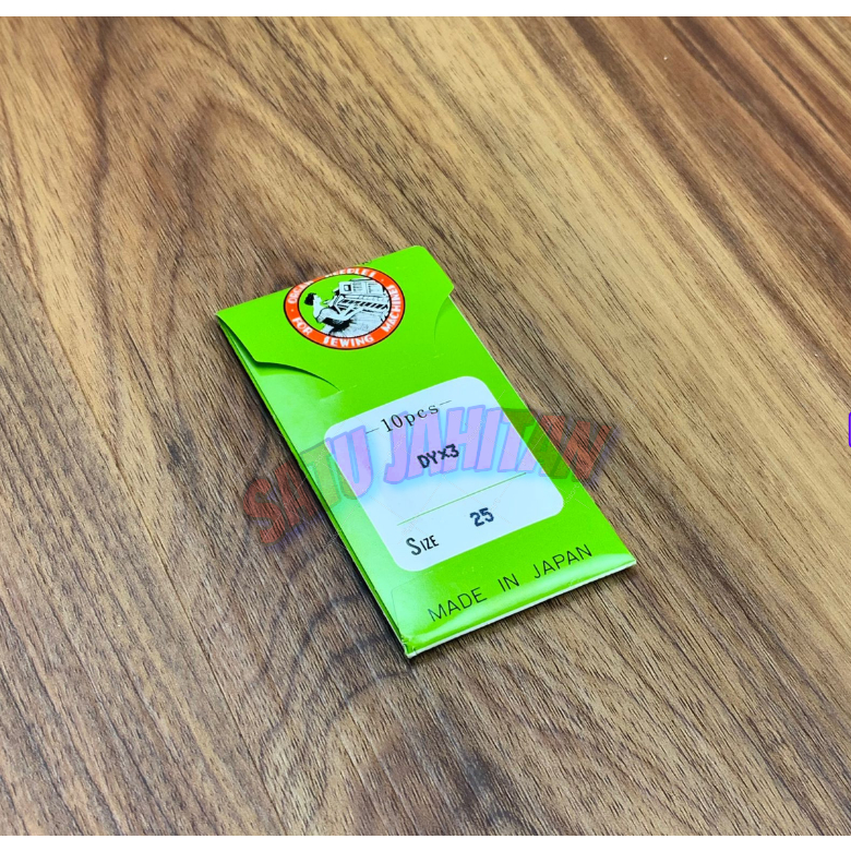 Jarum Organ DYx3 - Original Japan - Mesin Obras Juki / Brother