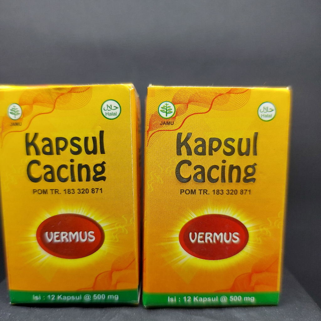 Vermus Kapsul Cacing isi 12 kapsul