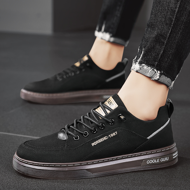 ORIGINAL LEEDOO SEPATU PRIA SNEAKERS CASUAL ORIGINAL TALI FORMAL SEPATU SNEAKERS KEKINIAN BLACK