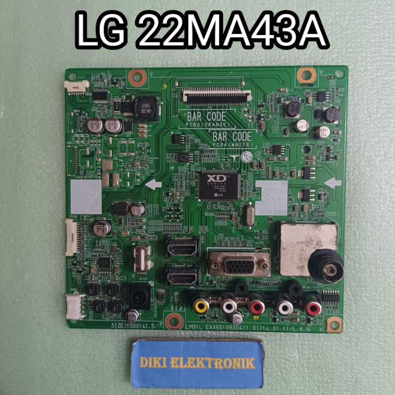 MAINBOARD TV LG 22MA43A MAINBOARD MOBO MOTHERBOARD MB ORIGINAL