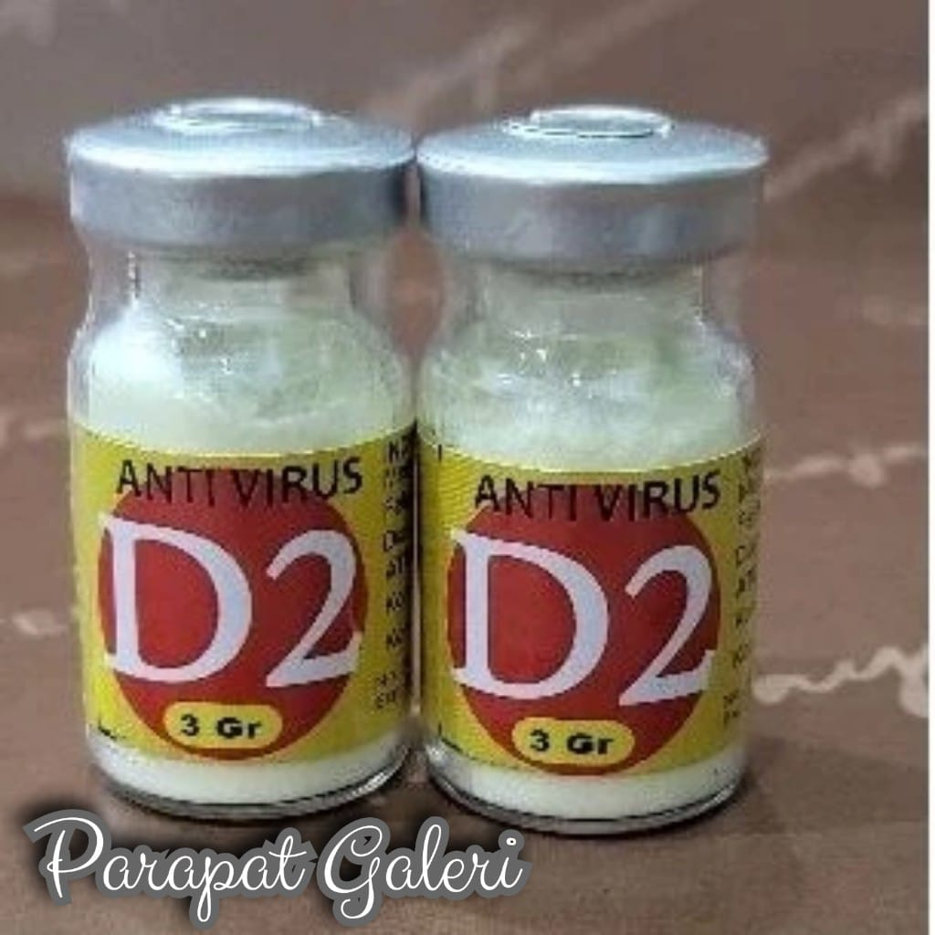 D2 Bubuk Anti Virus Obat Anti Virus Kucing untuk Mengobati Flu Berat Panleukopenia Feline Calini Vir