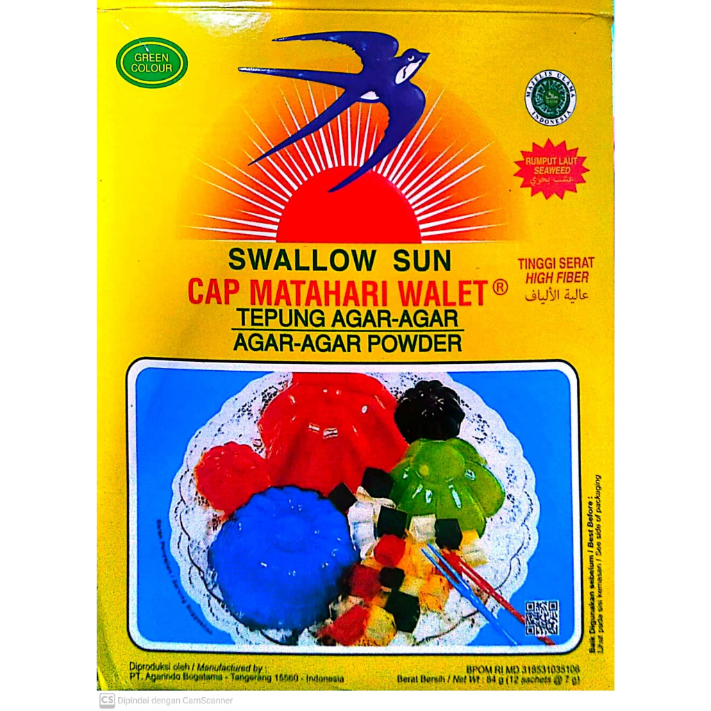 

Swallow Sun Agar Bubuk 7g