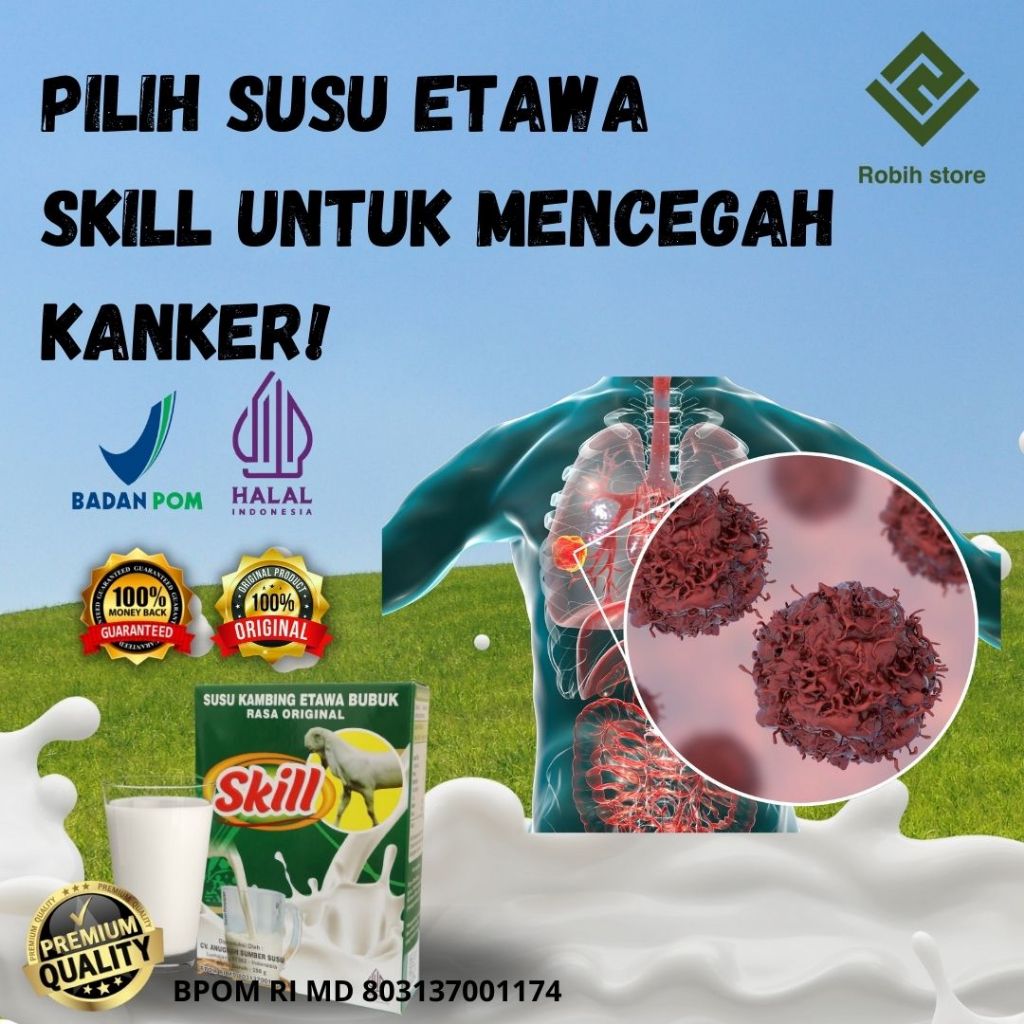 

Skill - Susu Kambing Etawa Skill Original Membantu Anda Untuk Mencegah Penyakit Kanker