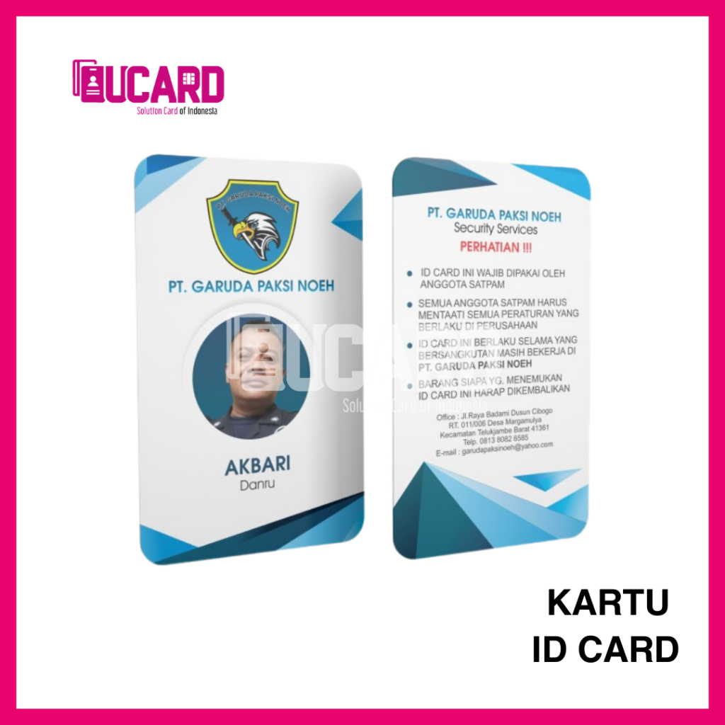 

CETAK ID CARD CUSTOM SATUAN - CETAK 2 SISI BAHAN PVC CARD ANTI LUNTUR