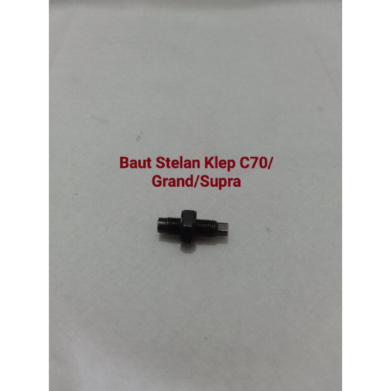 Baut Setelan Klep Baja (Kwalitas ORI) untuk Motor Grand, Supra, Mio, Jupiter