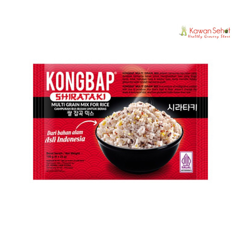 

Kongbap Shirataki Multigrain Mix for Rice 150gr