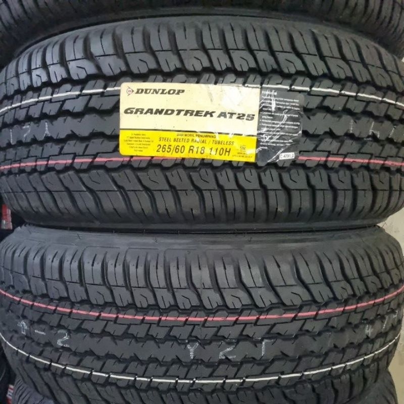 Ban dunlop 265/60R18 grandtrek AT25 ( new pajero fortuner ford everest nissan terra )