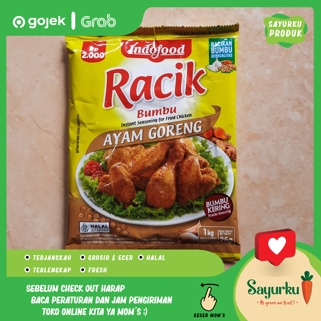 

RACIK Bumbu Ayam Goreng 20g