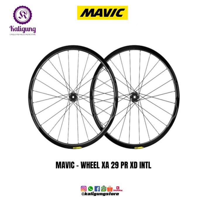 Wheelset MAVIC XA 29 XD driver Sram pair Velg Roda Sepeda XC MTB 29er Six bolts Axel TA 15x100 12x14