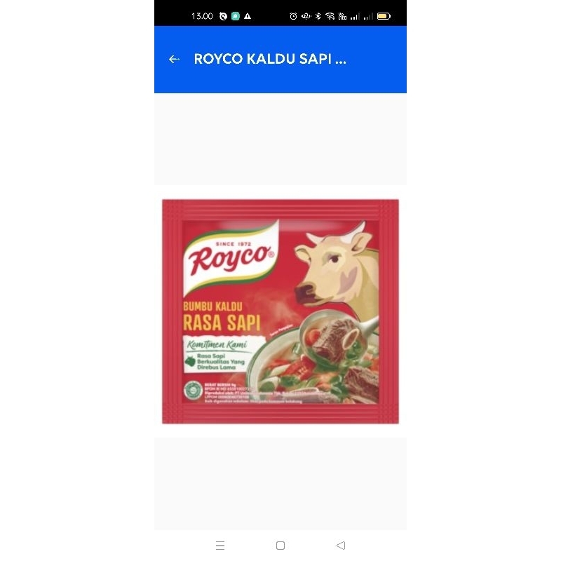 

royco sapi