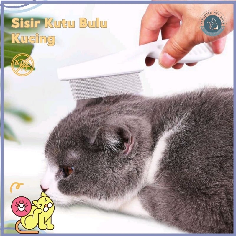 Sisir Kutu Kucing Anjing Sisir Kucing Sisir Grooming Sisir Bulu Kucing