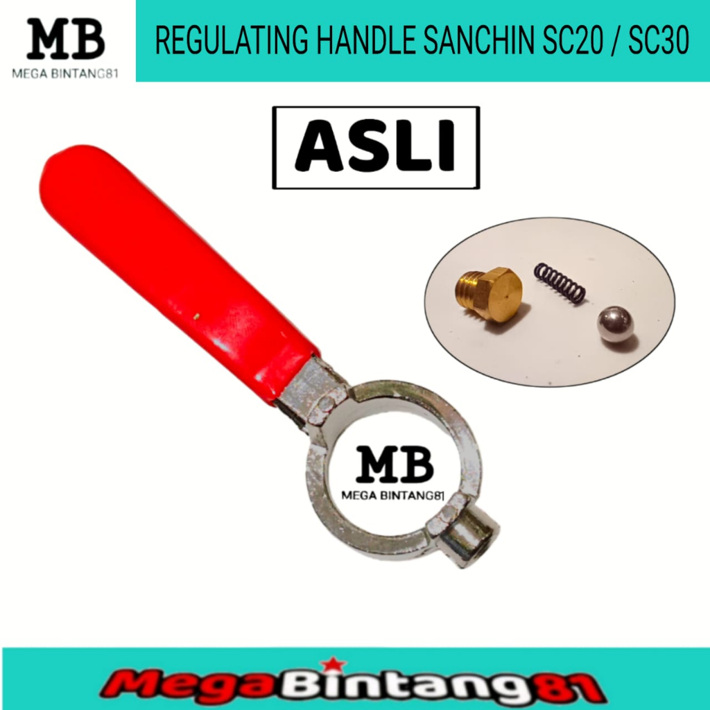 Regulating handle mesin steam power sprayer SC20 SC30 handle regulator sanchin Asli power sprayer SC