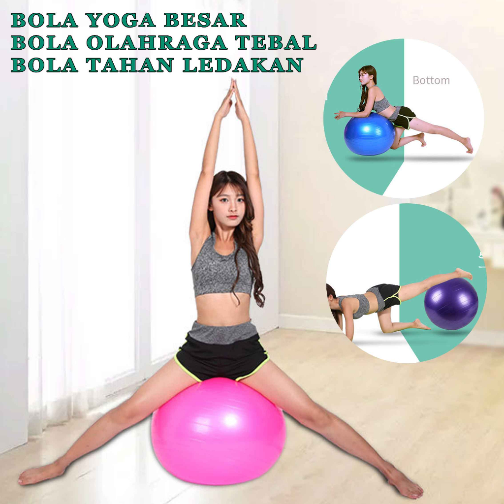 Bola Olahraga Tebal * Bola Yoga Besar * Bola Gym & Yoga * 65cm