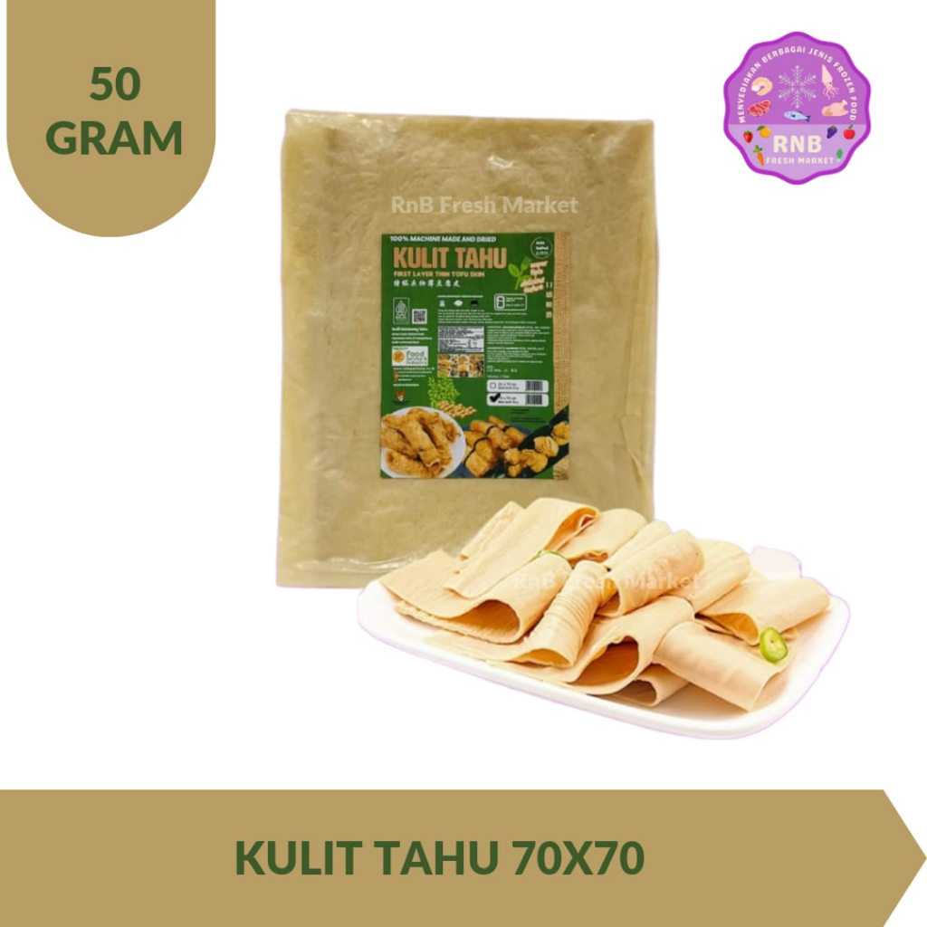 

Kulit Tahu 70x70 Cm 50 Gram
