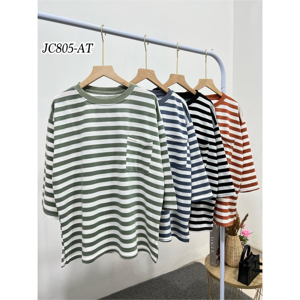 Kaos stripe jc805 import