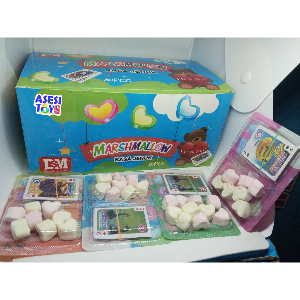 

permen anak warung rasa marsmellow kartu 30pcs