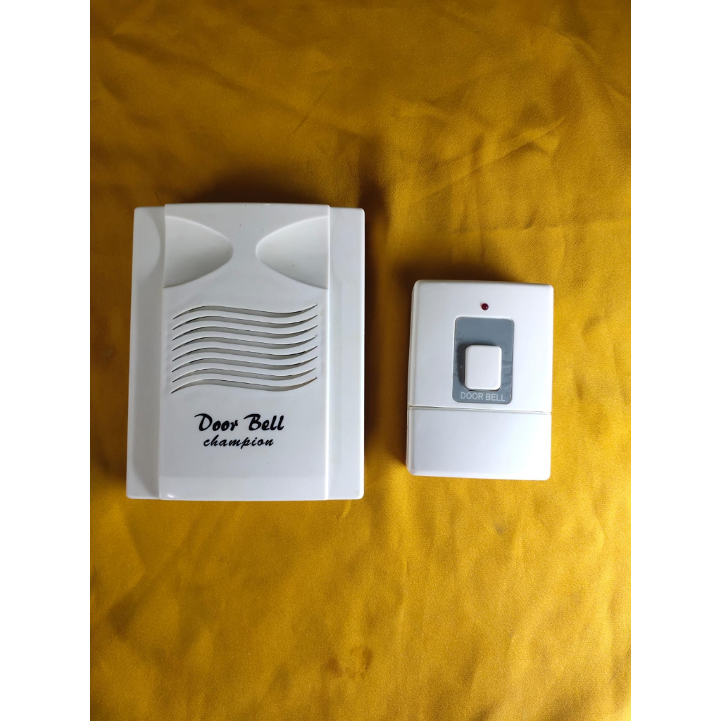 DOOR BELL WIRELESS suara kencang DING DONG PAKE TOMBOL