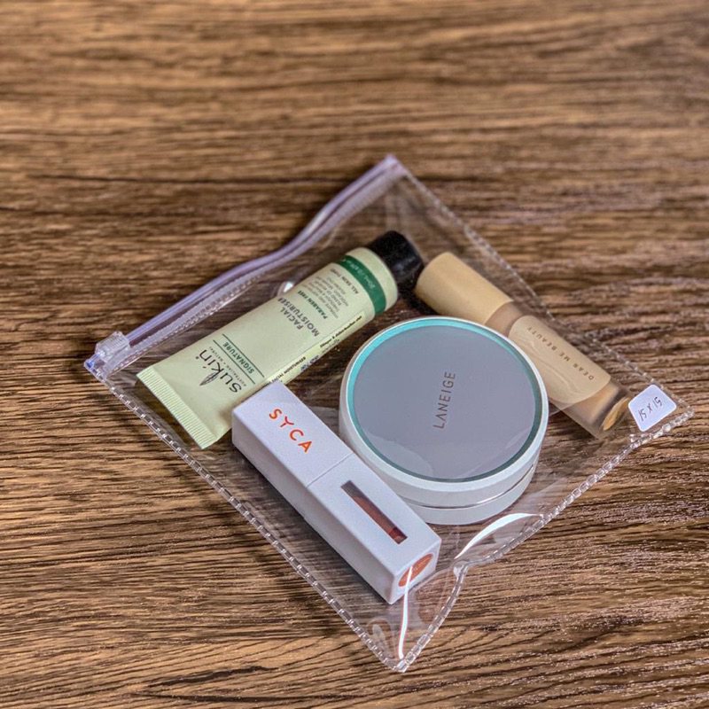 

(PAP) POUCH ZIP BENING BERAGAM UKURAN / POUCH ZIPLOCK PLASTIK MIKA PVC BENING / TEMPAT MAKEUP SKINCARE MASKER CHARGER KOTAK PENSIL DOMPET KECIL UANG KOIN TEBAL BENING SUPER TRANSPARANT MURAH BERBAGAI UKURAN