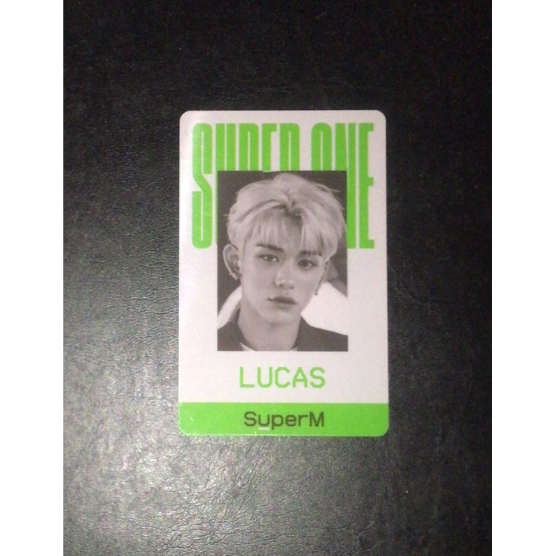 Pc Photocard Id Card Lucas Super One Hijau