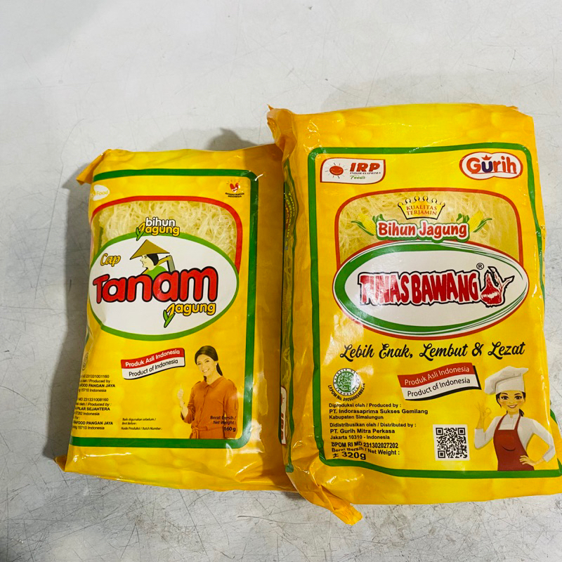 

Bihun Tanam jagung 160gr//tunas bawang 320g