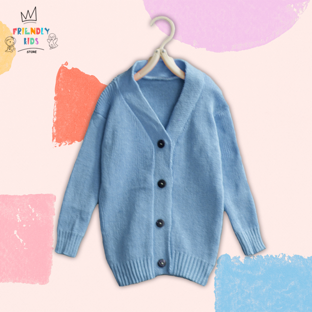Cardigan Rajut Anak Perempuan/Laki-laki